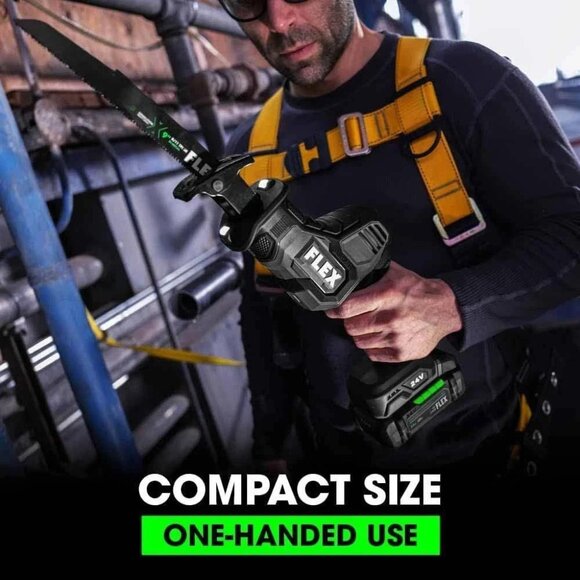 NEW FLEX 24-volt Variable Speed Brushless Cordless Reciprocating Saw Bare Tool - Picture 4 of 9